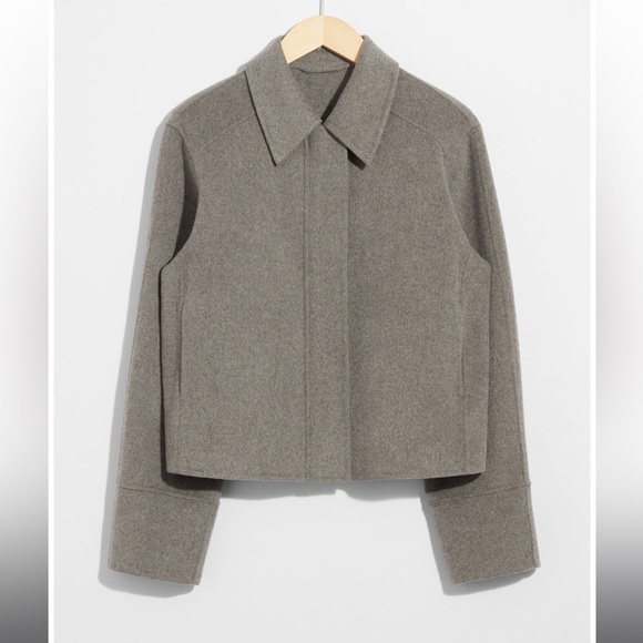 Collared Wool Jacket - Picture 3 of 7